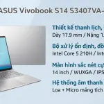Laptop ASUS Vivobook S14 S3407VA-LY147W