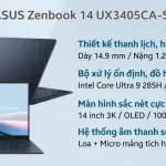 Laptop ASUS Zenbook 14 UX3405CA-ST1531W