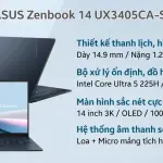 Laptop ASUS Zenbook 14 UX3405CA-ST1713W