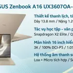 Laptop ASUS Zenbook A16 UX3607OA-SQ137WS