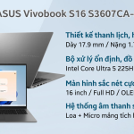 Laptop ASUS Vivobook S16 S3607CA-SH080W