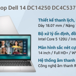 Laptop Dell 14 DC14250 DC4C5375W1 - Bảo hành 2 năm