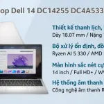 Laptop Dell 14 DC14255 DC4A5330W1 - Bảo hành 2 năm
