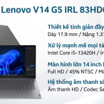 Laptop Lenovo Lenovo V14 G5 IRL 83HD005JVN