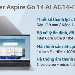 Laptop Acer Aspire Go 14 AI AG14-I71M-977M