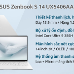 Laptop ASUS Zenbook S 14 UX5406AA-SU348W