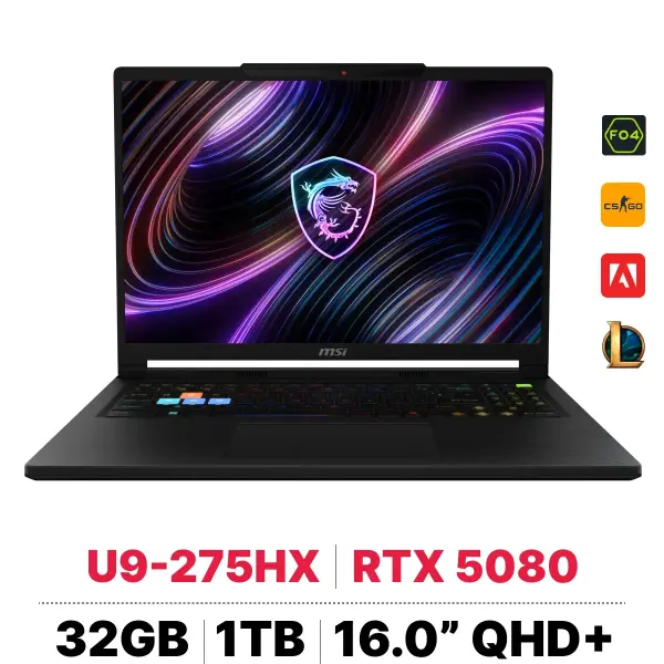 Laptop MSI Raider 16 HX B2WI-257VN