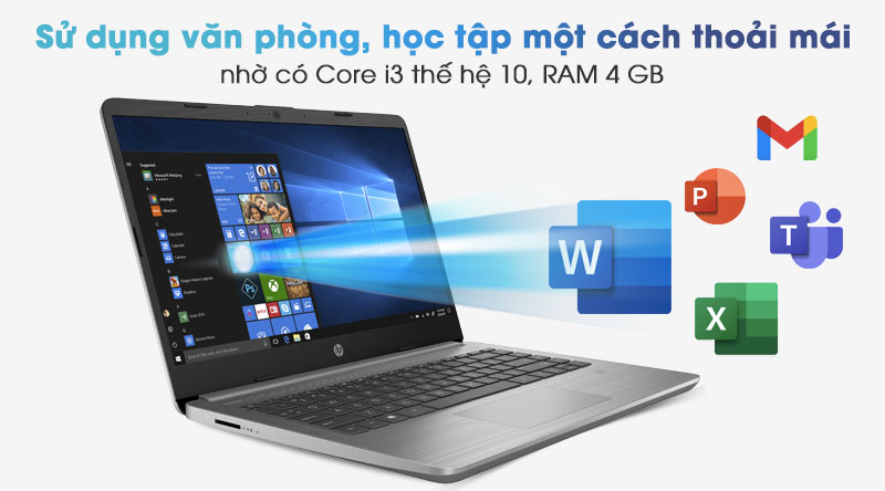 Laptop HP 340s G7 i3 1005G1/4GB/512GB